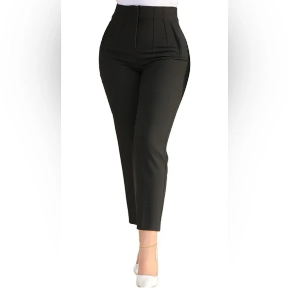 Hight Waist Pants stretch Color White brand new size S M L special office work - Picture 9 of 16